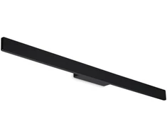 Ideal Lux 20W LED linijinis sieninis šviestuvas LINEA, juodas, 3000K, IP54, 313498