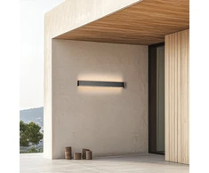 20W LED sieninis fasado šviestuvas MONTANA, tamsiai pilkas, 3000K, IP65, 4349400