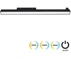 Pakabinamas šviestuvas Bikuva.lt 21W LED šviestuvas į magnetines sistemas VIOKEF MAGNETIC, juodas, 3000/4000/6000K, 4244301S