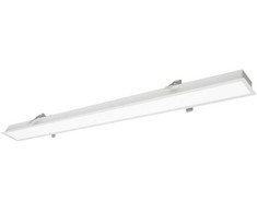 22W LED linijinis įleidžiamas šviestuvas STATION ULTRA, baltas, 3000K, 86cm, 3911-03086-3-W-N