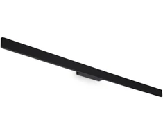 Ideal Lux 23W LED linijinis sieninis šviestuvas LINEA, juodas, 3000K, IP54, 328607