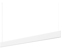 Pakabinamas šviestuvas 24W LED pakabinamas linijinis šviestuvas STEEL, baltas, 3000K, šviestuvai gali būti jungiami į liniją, 367019