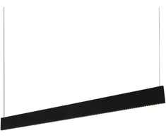 Pakabinamas šviestuvas 24W LED pakabinamas linijinis šviestuvas STEEL, juodas, 3000K, šviestuvai gali būti jungiami į liniją, 368771