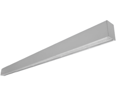 25,2W paviršinis linijinis šviestuvas X-LINE SLIM SURFACE LED COMPACT, anoduoto aliuminio sp., 4000K, IP40