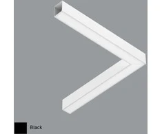 Pakabinamas šviestuvas 26W pakabinamas L formos šviestuvas X-LINE SLIM L-DOWN LED COMPACT, juodas, 3000K, IP40, SPEC