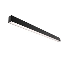 Pakabinamas šviestuvas 26W pakabinamas linijinis šviestuvas X-LINE SLIM L-DOWN LED COMPACT, juodas, 3000K, IP40