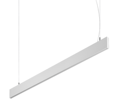 Pakabinamas šviestuvas 29W LED pakabinamas linijinis šviestuvas STEEL, baltas, 3000K, dimeriuojamas, šviestuvai gali būti jungiami į liniją, 369006