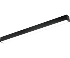 Pakabinamas šviestuvas 36W LED linijinis šviestuvas NEXT, juodas, CCT