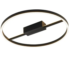 36W LED lubinis šviestuvas MALVINA, juodas, 3000K, 4348400