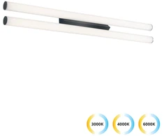 36W LED lubinis šviestuvas LENORA, baltos/juodos sp., 3000/4000/6000K, 4352600
