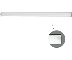 Pakabinamas šviestuvas 39W LED linijinis paviršinis šviestuvas TUBE, juodas, 4000K, 1200mm, dimeriuojamas, 3919-01120-4-B-D1
