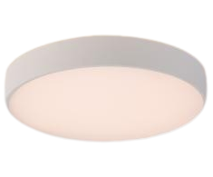 Lubinis šviestuvas 40+5W LED paviršinis lubų šviestuvas ROMA, baltas, 2700/3000K, P3974070B