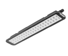Pakabinamas šviestuvas 40W LED linijinis šviestuvas GTV LUNAR, juodu korpusu, 4000K, 60cm, IP66