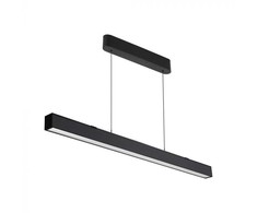 Pakabinamas šviestuvas V-tac 40W LED pakabinamas linijinis šviestuvas, juodas, 3000/4000/6400K