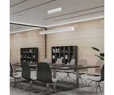 Pakabinamas šviestuvas V-tac 40W LED pakabinamas linijinis šviestuvas, baltas, 3000/4000/6400K