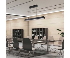 Pakabinamas šviestuvas V-tac 40W LED pakabinamas linijinis šviestuvas, juodas, 3000/4000/6400K