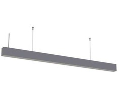 Pakabinamas šviestuvas 40W LED pakabinamas linijinis šviestuvas, sidabro sp., 6000K