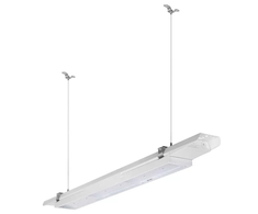 Pakabinamas šviestuvas Ledvance 42W linijinis šviestuvas LOW BAY FLEX, baltas, 4000K, 1236mm, 90°