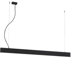 Pakabinamas šviestuvas 44W LED pakabinamas linijinis šviestuvas SASA, juodas, 4000K, 1700mm, 3917-00170-4-B-P-N