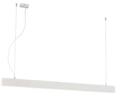 Pakabinamas šviestuvas 44W LED pakabinamas linijinis šviestuvas SASA, baltas, 3000K, PUSH, 1700mm, 3917-00170-3-W-P-D4