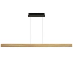 Pakabinamas šviestuvas 46W LED pakabinamas linijinis šviestuvas, juodos/aukso sp., 3000K, dimeriuojamas, 25196