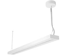Pakabinamas šviestuvas Ledvance 35/43/49/55W LED linijinis šviestuvas LINEAR INDIVILED DIRECT/INDIRECT, baltas, 3000K, 120cm