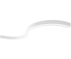 Lubinis šviestuvas 58W LED paviršinis šviestuvas SEMI S, baltas, 4000K, 2000mm, 3921-0120-3-W-N