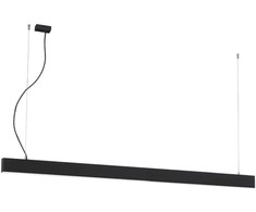 Pakabinamas šviestuvas 59W LED pakabinamas linijinis šviestuvas SASA, juodas, 3000K, DALI, 2260mm, 3917-00226-3-B-P-D3