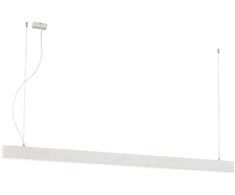 Pakabinamas šviestuvas 59W LED pakabinamas linijinis šviestuvas SASA, baltas, 4000K, 2260mm, 3917-00226-4-W-P-N
