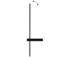 6W LED sieninis šviestuvas VECTOR, juodas, 2700K, 4353100