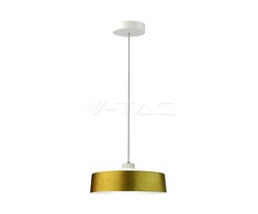 Pakabinamas šviestuvas 7W pakabinamas LED šviestuvas V-TAC, Ø340, aukso spalva, metalas / akrilas, 3000K (šiltai balta)
