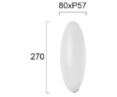 8W LED sieninis šviestuvas MARGI, baltas, 3000K, 4307800