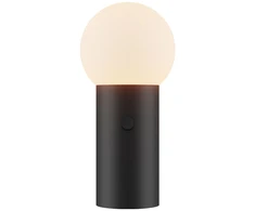 8W LED stalo šviestuvas RATU, juodas, 3000K, dimeriuojamas, 4349200