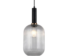 Italux Pakabinamas šviestuvas PND-5588-1L-BK+CL