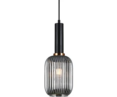 Italux Pakabinamas šviestuvas PND-5588-1M-BK+SG