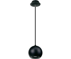 Pakabinamas šviestuvas BALL, GU10, juodas, 4141400