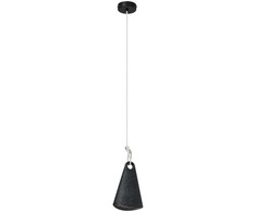 Pakabinamas šviestuvas BELL, E27, juodas