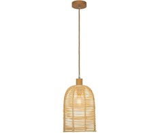 Pakabinamas šviestuvas BELL, E27, šviesiai rudas, 4218200