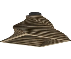 Pakabinamas šviestuvas CARDBOARD, E27, rudas