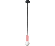 Pakabinamas šviestuvas CONCRETE MIC, G9, rožinis