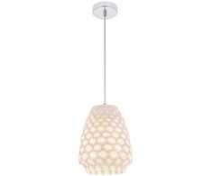 Pakabinamas šviestuvas FELICIA, E27, baltos/sidabro sp., 225mm, 4339600
