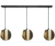 Osram Pakabinamas šviestuvas FOLDED GLOBE, 3xE27, aukso sp.
