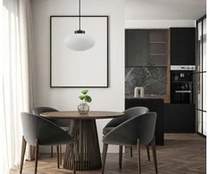 Italux Pakabinamas šviestuvas GROSTE, E27, juodas