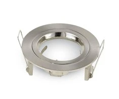 Pakabinamas šviestuvas GU10 lemputės rėmelis, V-TAC, apvalus, spalva:nikelio, Φ81 x 34 mm