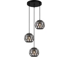 Italux Pakabinamas šviestuvas Hilo PND-22341-3SA-BK
