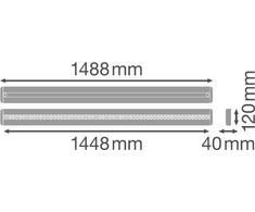 Ledvance Linijinis šviestuvas IndiviLED© DIRECT 1500 48 W 4000 K