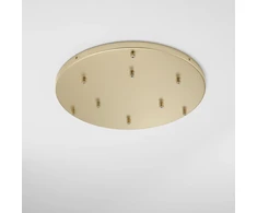 Lubinė bazė 9 PIREX pakabinamiems šviestuvams, aukso spalvos metalo, 52 cm