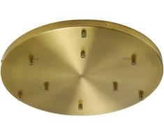 Lubinė bazė 9 PIREX pakabinamiems šviestuvams, poliruoto metalo, 52 cm