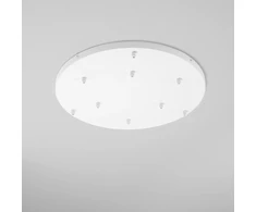 Lubinė bazė 9 PIREX pakabinamiems šviestuvams, balto metalo, 52 cm