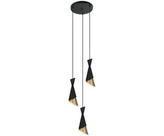 Italux Pakabinamas šviestuvas PND-85949-3 BK+GD
